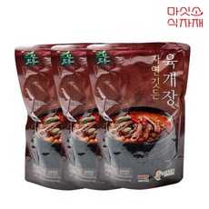 선봉식품 자연깃든 육개장 600g x 3봉 실온보관