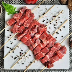 호주산 양꼬치 1kg 억게살 방목 양고기 에어프라이어 바베큐용 대용량, 에어프라이어용, 1개