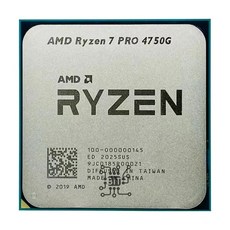 AMD Ryzen 7 PRO 4750G R7 3.6 GHz 8 코어 16 스레드 65W CPU 프로세서 L3 8M 100-000000145 소켓 AM4 라이젠 중고 씨피유 쿨러, 한개옵션0