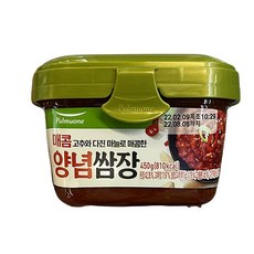 풀무원 찬마루매콤양념쌈장 450g x 2개, 아이스보냉백포장