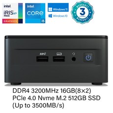 인텔 NUC12th NUC12WSHi5 코어 i5-1240P 12 코어 16스레드 최대 주파수 4.4GHz 윈도 10/11 Pro 사무용 컴퓨터 게임용 컴퓨터 ITX