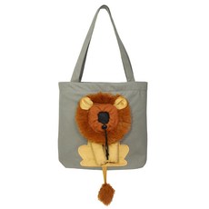 고양이 캐리어 핸드백 애완동물 캐리어 토트백 강아지 캐리어 가방 작은 동물 캐리어 가방 애완동물 핸드백 캐리어 여행용 고양이 캐리어, 진회색