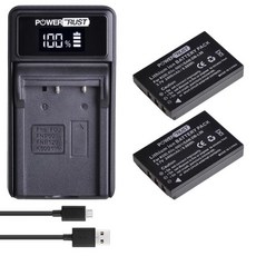 KLIC-5001 DB-L50 배터리 + LED 충전기 Sanyo Kodak P850 Z760 DX7590 DX7630 줌 DMX-FH1 FH11 HD1000, 05 2Battery and charger
