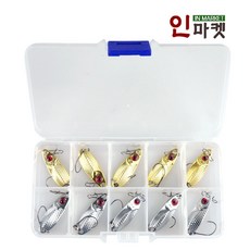 트라우트스푼1 송어 산천어 스푼 세트 겨울 얼음 낚시, 트라우트스푼1 3.5g 미늘, 1개