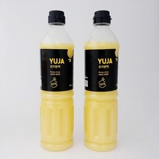 에덴식품 고흥유자 에덴 유자원액 유자즙 900ml 2개 무첨가