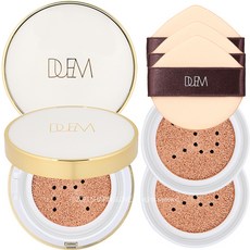 듀엠 리얼테인 글로우 픽싱 쿠션 본품+리필2개, 21호 본품+리필2개, 상세페이지 참조, 상세페이지 참조