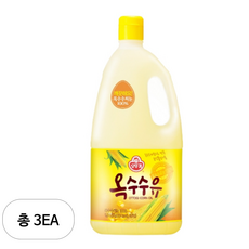 오뚜기 옥수수유, 3개, 1.8L