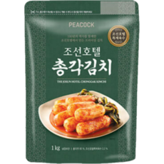 피코크 조선호텔 총각김치 1kg, 아이스박스포장, 1개