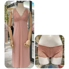 [현대백화점][비비안](FS910A BP910AL) 고급스러운 수입 펄레이스 사각반레이스 팬티 + 롱 슬립 세트 택1