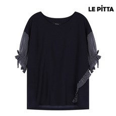 르피타 르피타 스트라이프 반팔 블라우스 NY