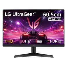 [LG전자 공식인증점] LG 24GS60F_포토리뷰 네이버포인트 5000원 / 24인치 게이밍모니터 IPS 180Hz 1ms HDR지원 지싱크 호환 (24GN60K 후속)