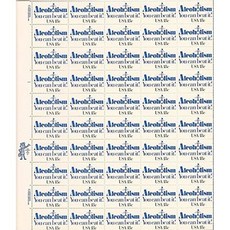 USPS 알코올 중독 당신은 그것을 이길 수 있습니다! 50 X 20 Cent 우표 시트 Scott 1927, One Color_One Size
