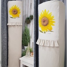 러블리하우스 에어컨커버 맞춤제작, 해바라기(내츄럴색)