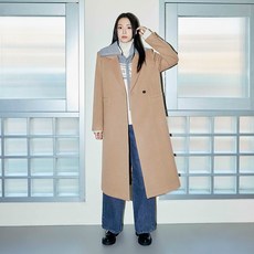 JJ지고트 캐시미어 더블 원버튼 롱 코트 GPBA0CTR61