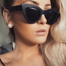 2020 새 여성 고양이 눈 선글라스 매트 블랙 브랜드 디자이너 Cateye 태양 안경 여성 고글 UV400|brand sun glasses|designer sun glassessun glasses