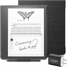 킨들 스크라이브 필수 번들 (64GB) 프리미엄 펜 가죽 커버, Premium Pen, 64 GB_Black