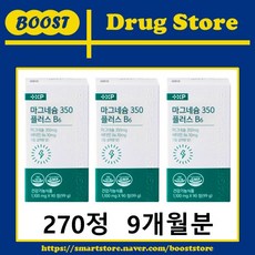 약국 비타민하우스 마그네슘 마그비 스피드 마그콤 감마 액티브 맥스 B6, 3개, 90정