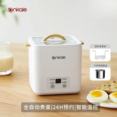 다기능 소형 자동 전원 차단 계란 밥솥 가정용 기숙사 스티머 인공물 예약, Pearl White B, EU, 1개