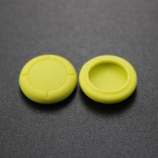 YUXI 실리콘 고무 보호 스킨 조이스틱 그립 캡 스위치 라이트 조이콘 조이스틱용 2 개, [15] Fluorescent green