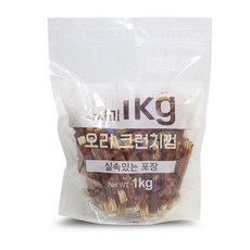테비 사사미 대용량 강아지간식, 1kg, 1개