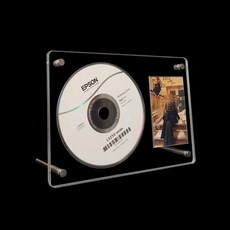 아크릴 CD 홀더 1+포카1 수납 보관 거치대 CD꽂이 CD장 진열랙 보관함 전시 정리함 꽂이 엘범진열, CD 1+포카 1, 본상품선택 - cd,꽂이