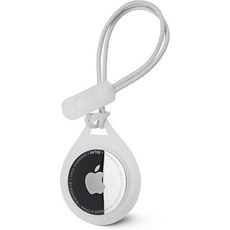 케이스-메이트 에어태그 홀더 - 견고한 스트랩이 있는 Apple 케이스 개 목걸이 고양이 열쇠 수하물 백팩용 보호용 하드 쉘 열쇠고리 4팩클리어 블랙 네이비 블러셔, Clear
