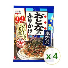 나가타니엔 후리가케 혼가쓰오 오토나노 가다랑어맛 12.5g(5개입) x 4개, 12.5g