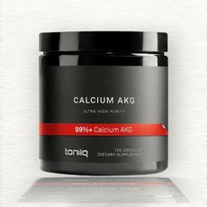Toniiq 울트라 하이 퓨리티 99% 플러스 칼슘 AKG 캡슐 120정, 120개