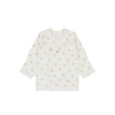 아가방 NC엑스코점 50% 완전강추! 부드러운 터치감! 무형광 면100% 소재굿! 귀여운 곰돌이나염의 몽이징코배내저고리! 신생아저고리! 배냇저고리