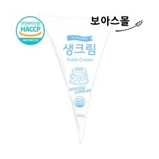 보아스제과 화이트 생크림 / 휘핑크림 케익 만들기 케이크 만들기 DIY 데코, 1개, 100g