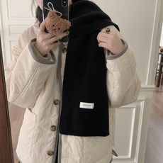 수수하니 목도리 여자 고급 넥워머 무지 머플러 겨울