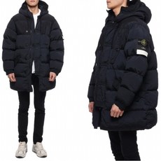 [명품]스톤아일랜드 23FW 남성 와펜 패치 다운 롱패딩 791571432 V0020 23F 791571432 V002023F