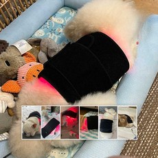 Haru 근적외선패드 애견 LED 출산 어깨 찜질 근적외선, 상세페이지 참고, 유럽 플러그 펄스 모델+배터리