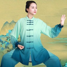 우슈 도복 무술복 유니폼 하계 태극권 트레이닝 춘계 남녀