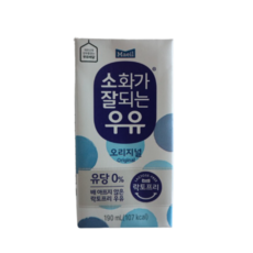 매일 소화가 잘되는 우유 오리지널 락토프리 멸균우유 190ml x 32, 32개