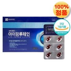 온가족 학생 추천 루테인 지아잔틴 고함량 20mg 눈 건강 시림 침침 노화 이물감 효과 대용량 1박스, 1개, 90정