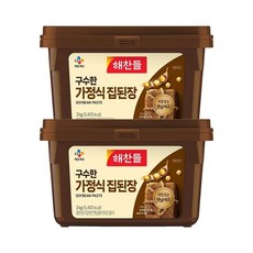 CJ제일제당 해찬들 구수한 가정식 집된장 3kg x2개, 2개