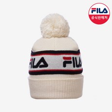 휠라 FILA 리니어로고 헤리티지 방울비니 (FS3KNA6353X_CRM), 001
