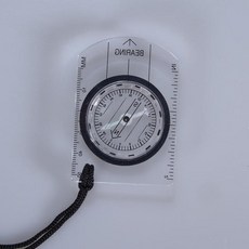 고도계캠핑 도구 하이킹을위한 다기능 야외 장비 휴대용 나침반지도 눈금자, 01 as shown, 1개