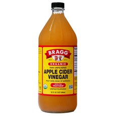 Bragg 946ml (x 1) 유기농 사과 사이다 식초 [일본 정규품]사과 식초 아세테이트, 1개