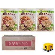 [업소용&박스 10kg] 유부슬라이스 1kgx10팩, 1kg, 10개