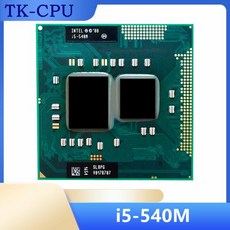 인텔 코어 i5-580M 프로세서 3M 캐시 2.66GHz ~ 3.33Ghz i5 PGA988 노트북 CPU 호환 HM55, 한개옵션0