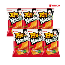 오리온 나쵸 찍먹 치폴레마요 소스맛 168g, 6개