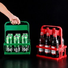 6구 컵 커피캐리어 테이크아웃 맥주 음료캐리어, 1개, 1개입