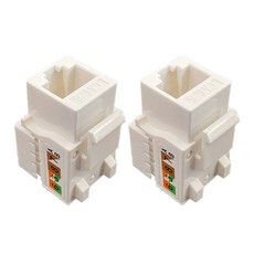 이더넷 벽 플레이트 키스톤 잭 벽 플레이트 RJ45 키스톤 커플러 삽입물, 1개
