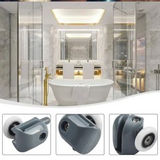 방충망롤러 로라 도르래 싱글 샤워 스크린 문짝 롤러 러너 휠 풀리 23mm 충돌 홈 4x, A