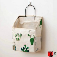 코코유통 방수포보관 욕실 옷을 화장실 깔끔 냉방 의 수납 주머니 벽걸이, 큰사이즈 라지, 멀티 선인장 （수집하여 전송함 후크