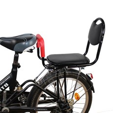 자전거 뒷안장 짐받이 뒷좌석 어린이안장 시트 뒷좌석, [02] 좌우 팔걸이가 없는 좌석 (두꺼운 튜브), 1개