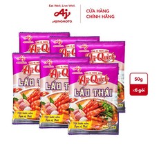 Aji-Quick® 태국식 냄비 6개 콤보 미리 양념한 양념 패킷 50g/팩