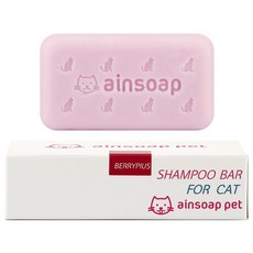 ainsoap 貓咪專用洗澡香皂, 90克, 1個